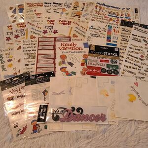 Large Lot Me & My Big Ideas Mambi STICKERS Love Wedding Sports School Holiday
